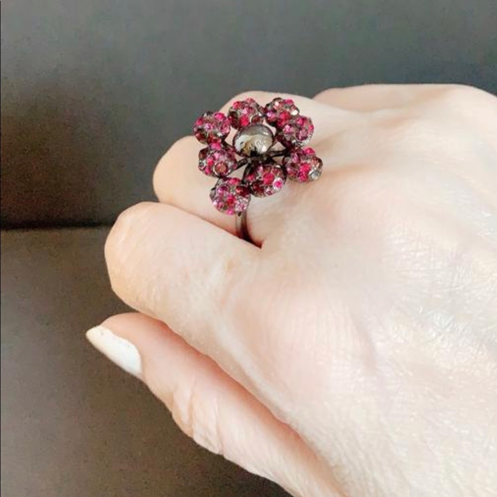 Louis Vuitton  pink red Mille ET UNE Nuit Ring pink red ring